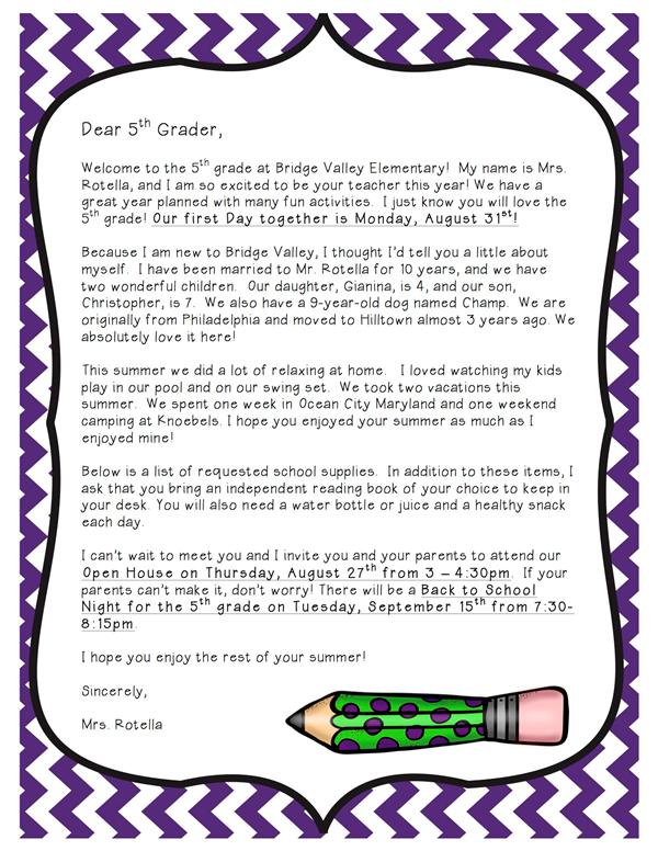 Welcome Letter To Parents From Teacher Th Grade Welcome Letter To Parents From Teacher Th Grade
