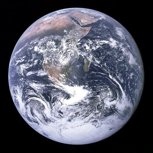 The Earth seen from Apollo 17 