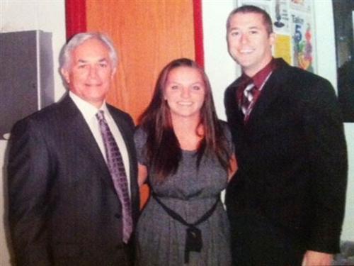 Dr. Weitzel with Taylor Taggart and Mr. Watters 