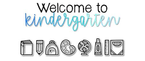 Welcome to Kindergarten