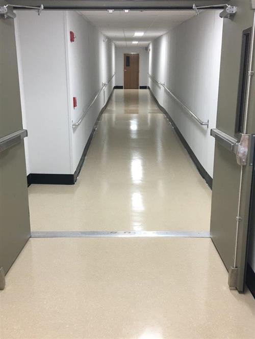 view of the modular hallway 