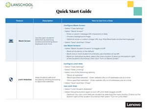 LanSchool Quick Guide 