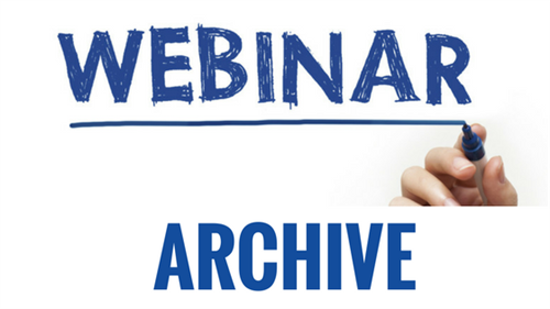 webinar archive 