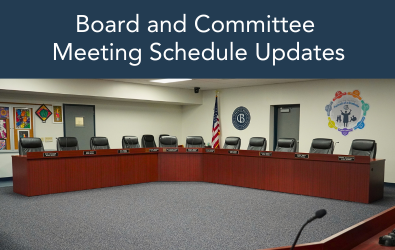  A photo of the CBSD School Board meeting room