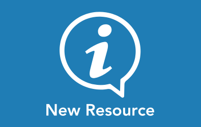  A icon of a small "i" with the words New Resource