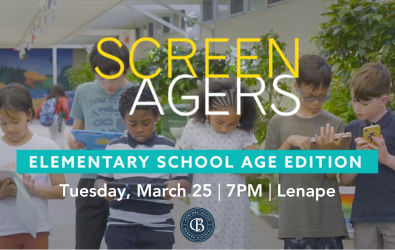  Movie poster for Screenagers with several young people looking at phones