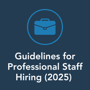 Guidelines for Professional Staff Hiring