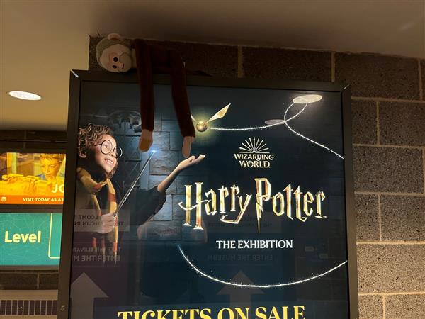 R.G. took me to the Harry Potter exhibit at the Franklin Institute in Philadelphia, PA. It was magical!!