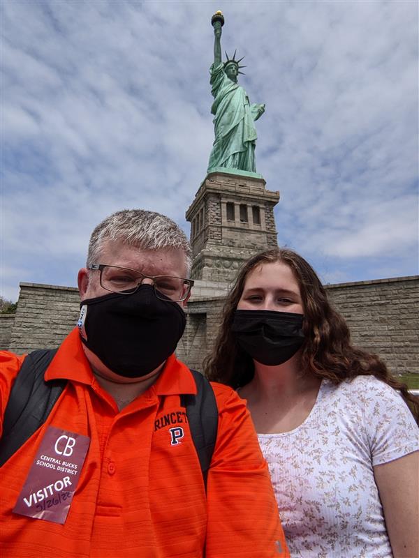 Field trip with my daughter to see Lady Liberty